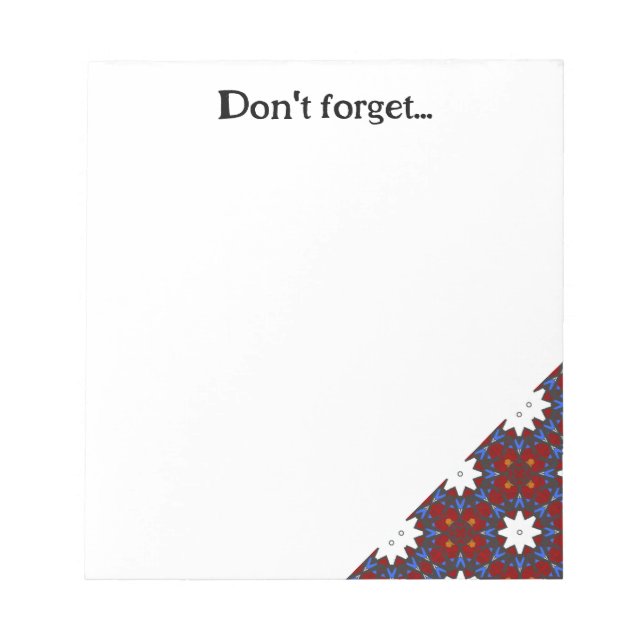 Volym 4:s kaleidoskop art tretton anteckningsblock (Framsida)