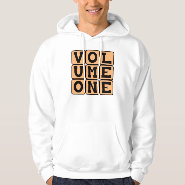 Volym Ett, Första Volymen Sweatshirt Med Luva (Framsida)