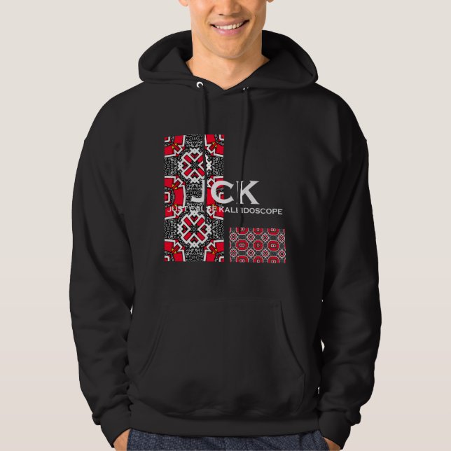 Volym sextons kalejdoskop konst elva hoodie (Framsida)