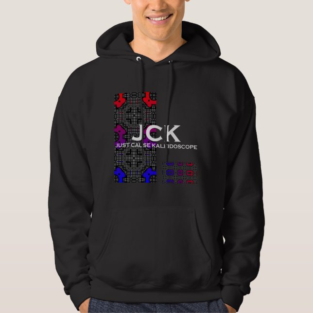 Volym trettonens kaleidoskop art tre hoodie (Framsida)