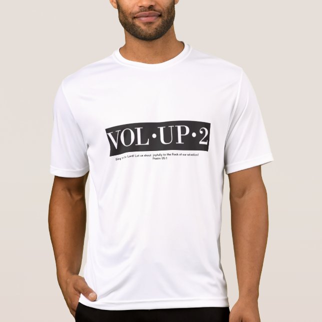 VOLYM UPP 2… Psalm95:1 Tee Shirt (Framsida)