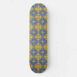 Volymens kaleidoskop art tjugofyra elva mini skateboard bräda 18,5 cm