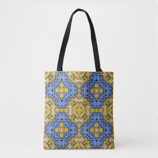 Volymens kaleidoskop art tjugofyra elva tygkasse (Framsida)