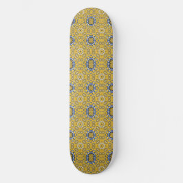 Volymens kaleidoskop art tjugotvå mini skateboard bräda 18,5 cm