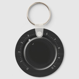 Volymknopp Keychain Nyckelring