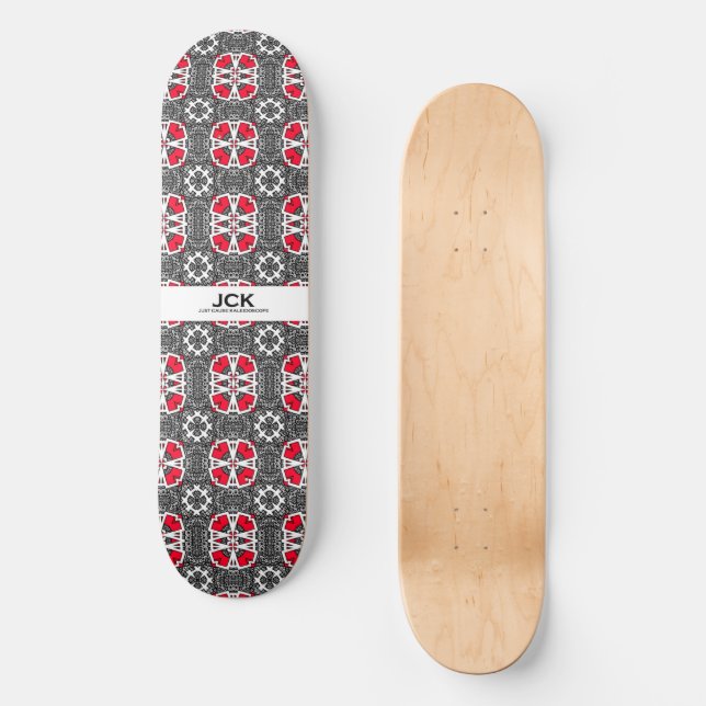 Volymsexton kaleidoskop art 4 mini skateboard bräda 18,5 cm (Framsida)