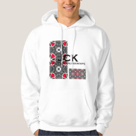 Volymsexton kaleidoskop art 6 hoodie