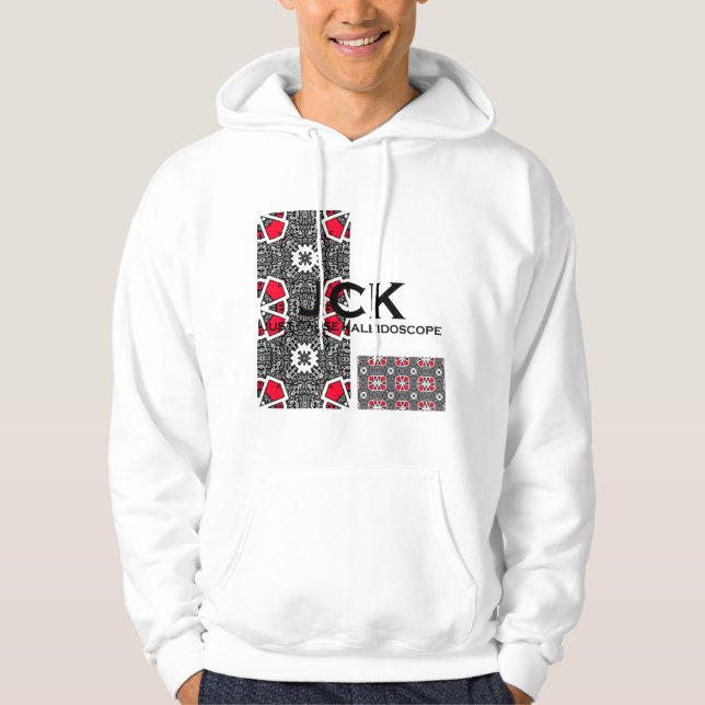 Volymsexton kaleidoskop art 6 hoodie (Framsida)