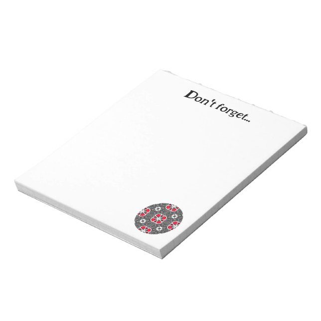 Volymsexton kaleidoskop del 3 anteckningsblock (Roterad)