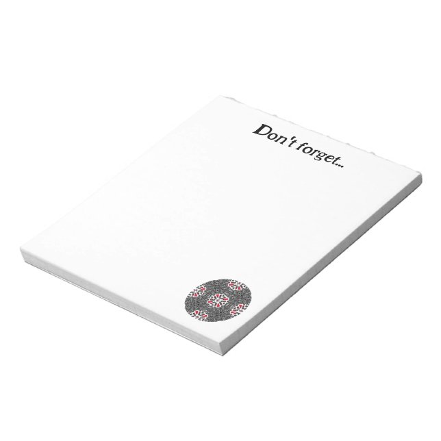 Volymsexton kaleidoskop del ett anteckningsblock (Roterad)