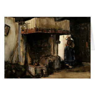 Voman av en jord av Vincent van Gogh Card Hälsningskort