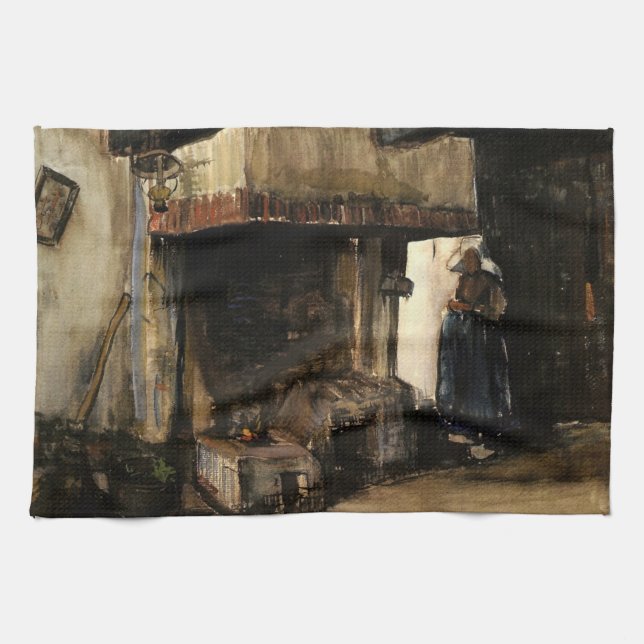 Voman av en jord av Vincent van Gogh Kökshandduk (Horisontell)