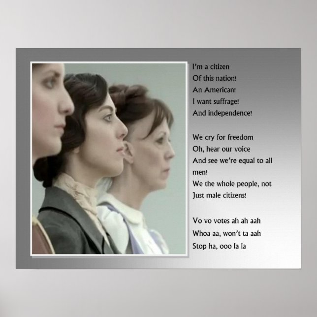 Voman Suffrage Poster (Framsidan)