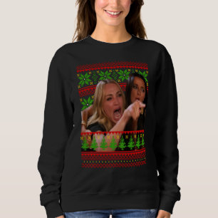 Voman Yelling at a cat Meme Funny Ugly jul S T Shirt