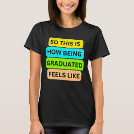 Vomans T-Shirt black SO_DENTA_IS_HOW_BEING_STUDENT