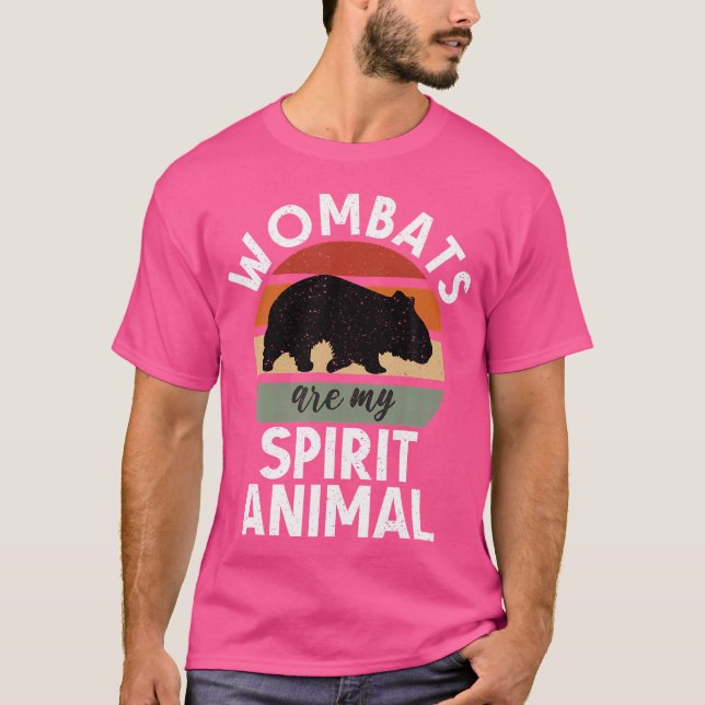 Vombat är min  Kärlek Wombat T Shirt (Framsida)