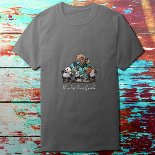 Vombat Tack Coach Present Sportstränare Konstverk T Shirt