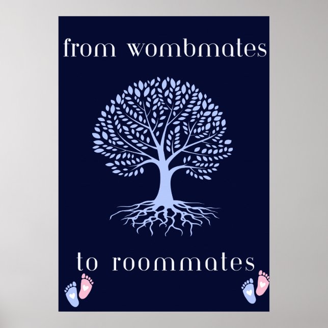 Vombmates till Roommates Nursery Poster (Framsidan)