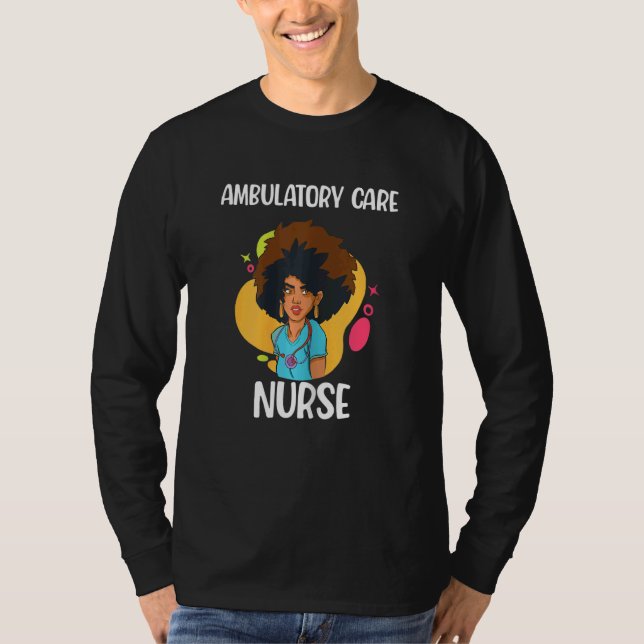 Vomens Ambulatory Care American Nurse T Shirt (Framsida)
