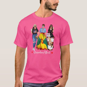 Vomens American Razed Grenada Blood Grenadian Fla T Shirt