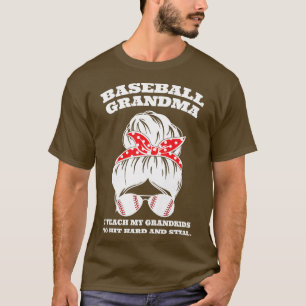 Vomens baseball morma jag undervisar min barnbarn  t shirt