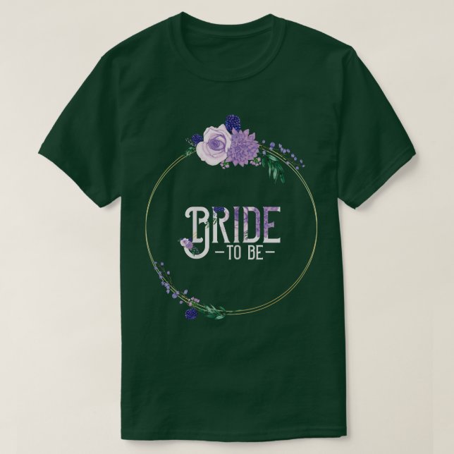 Vomens Bride to be bridesmaids bride JGA party sol T Shirt (Design framsida)