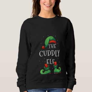 Vomens Cudely Elf Funny Matching Familjejul T Shirt