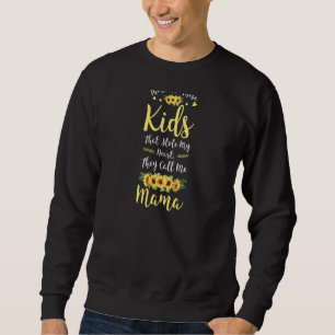 Vomens de kallar mig Mamma Mamma farmor Lång Ärmad Tröja