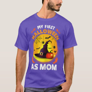 Vomens Funny My First Halloween som Mamma Hallowee T Shirt