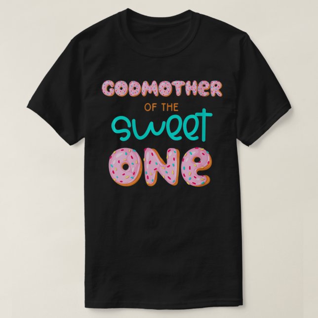 Vomens Godmor från Sweet One First Birthday Match T Shirt (Design framsida)