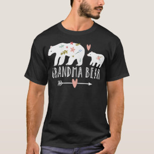 Vomens Grandma Bear One Unge Grandma Bear Grandma  T Shirt