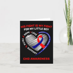 Vomens Hans Fight Little Boy Chd Awareness Hear Kort