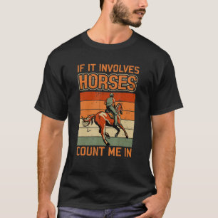 Vomens Horse Riding Owner Outfit Equestrian Horse T Shirt