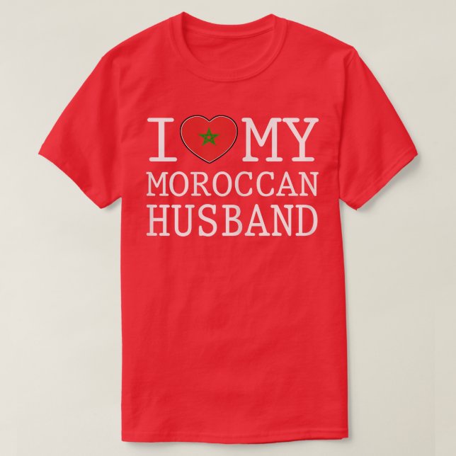 Vomens I kärlek min marockanska Make-garanti T Shirt (Design framsida)