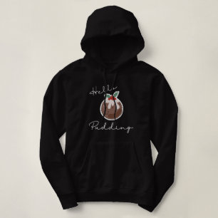 Vomens jul Pudding Hoodie T Shirt