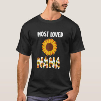 Vomens mest älskade Nana Nana Grandma T Shirt