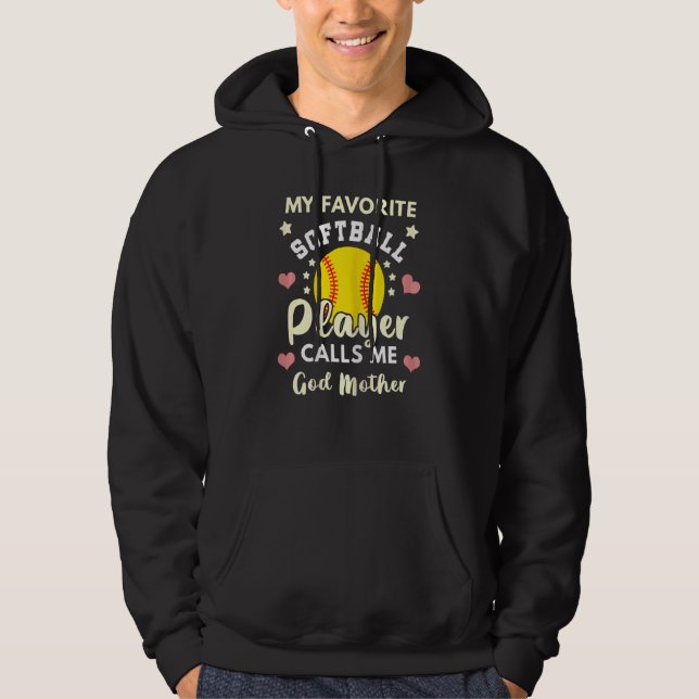 Vomens min favoritprogramspelare kallar mig Gud Mo Hoodie (Framsida)