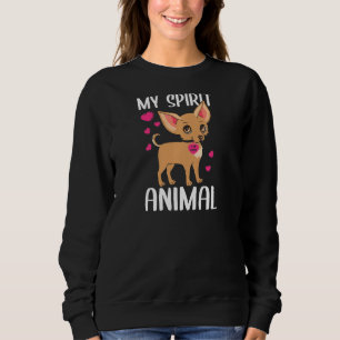 Vomens min själ Animaliska Chihuahua Hund I Kärlek T Shirt