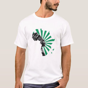 Vomens Nigeria Nigerias Flagga Afrika Karta Ethnic T Shirt