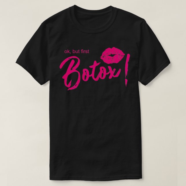 Vomens ok men första botox Cosmetics Beautiker T Shirt (Design framsida)