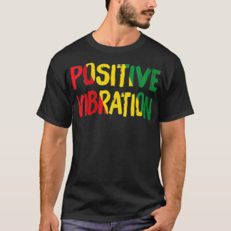 Vomens Positive Vibration Vibes Rasta Reggae Jamai T Shirt