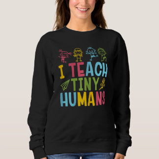 Vomens Preschool Teacher I Teach Tiny Humans T Shirt