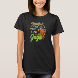 Vomens tacksamma lyckliga, lyckliga, lyckade, höst t shirt