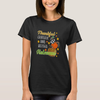 Vomens tacksamma, tacksamma, välsignad halvmesoni t shirt