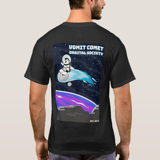 Vomit Comet Orbital Society T Shirt (Baksida)