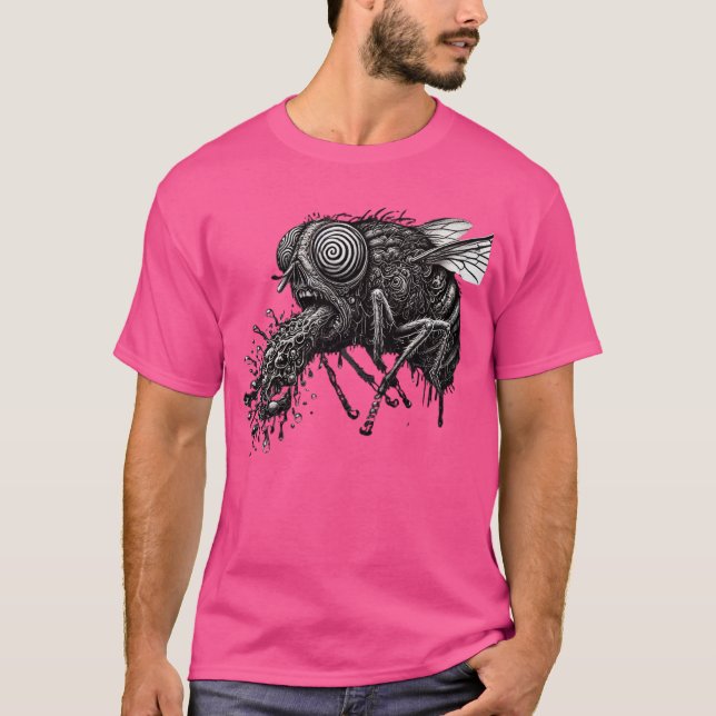Vomit Fly T Shirt (Framsida)