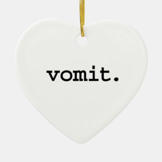 vomit. julgransprydnad keramik