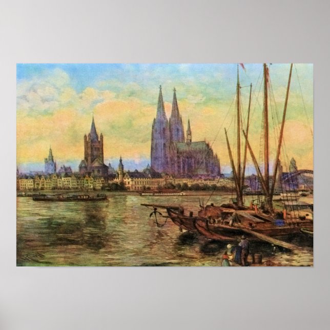 Von Astuin, Koeln am Rhein Poster (Framsidan)