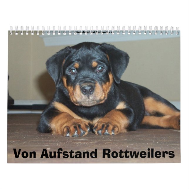 Von Aufstand Rottweilers Kalender (Omslag)