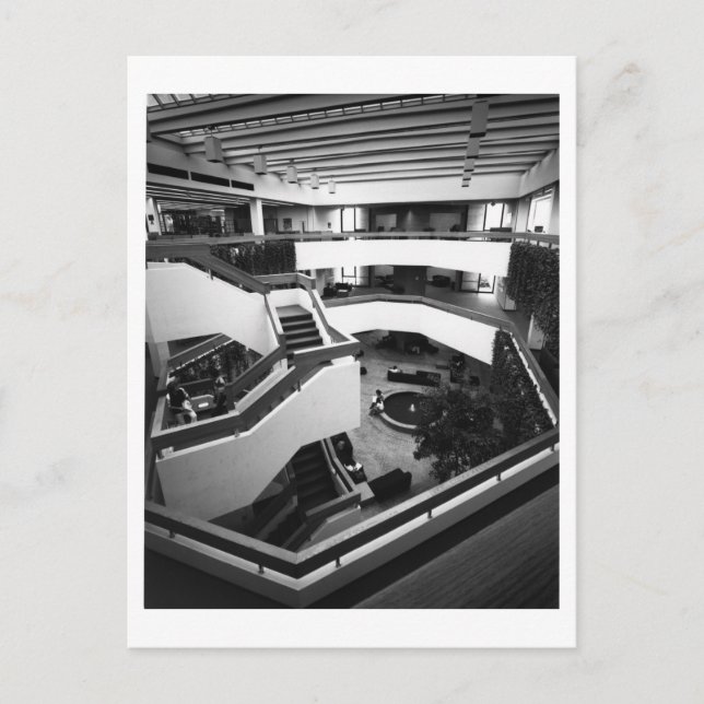 Von der Ahe Bibliotek (Ca. 1984) Vykort (Framsida)